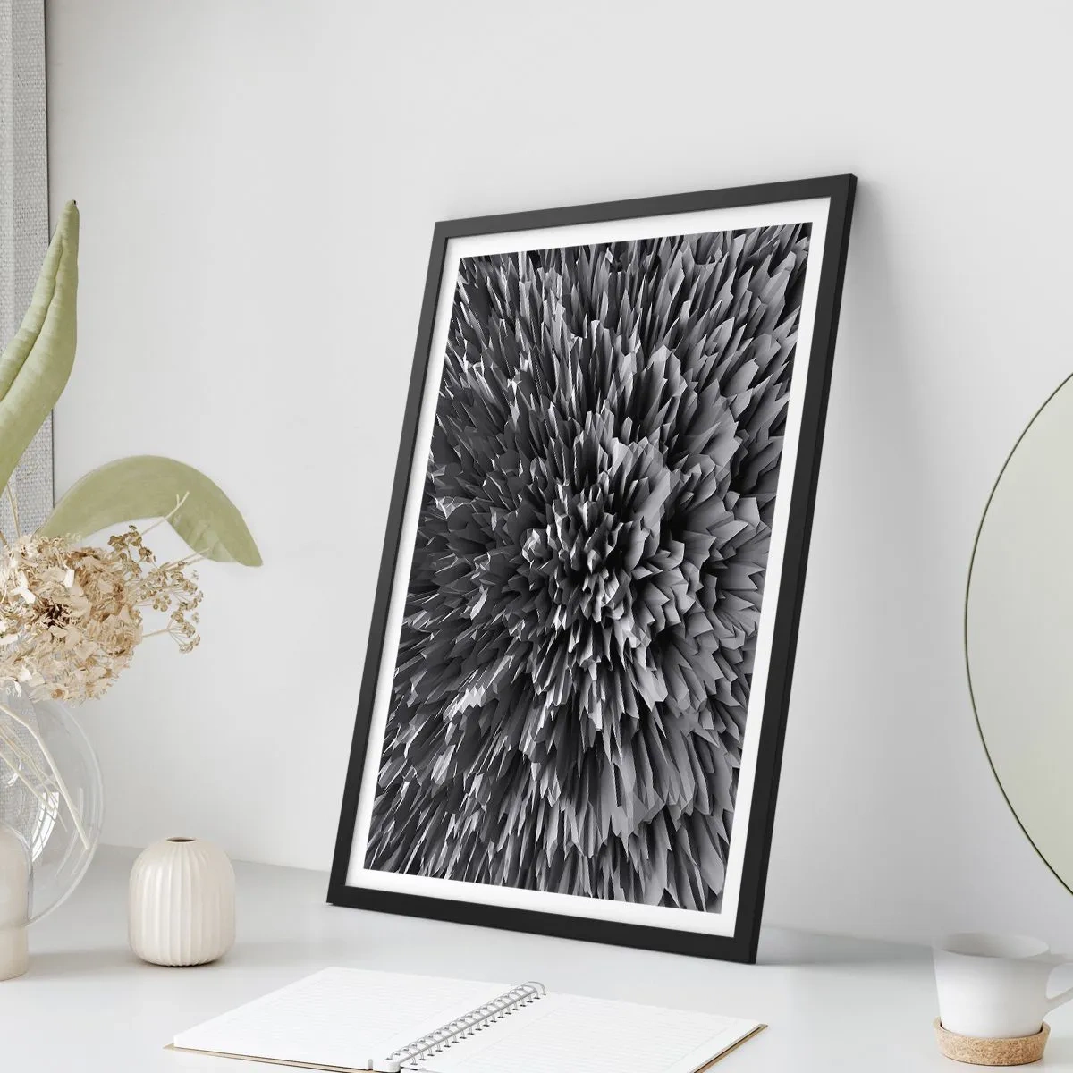 Plakat w czarnej ramie - Już ostrzej się nie da - 40x50 cm