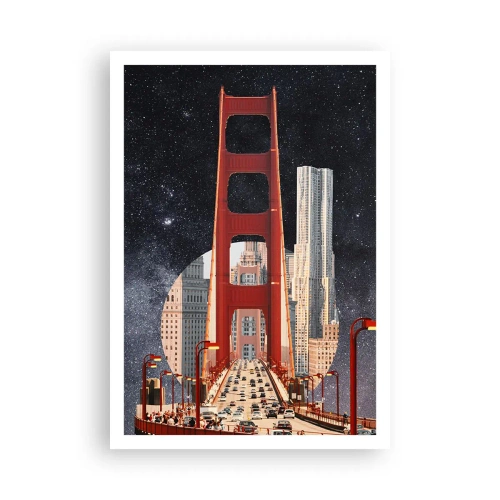 Plakat - Zawsze w centrum - 70x100 cm