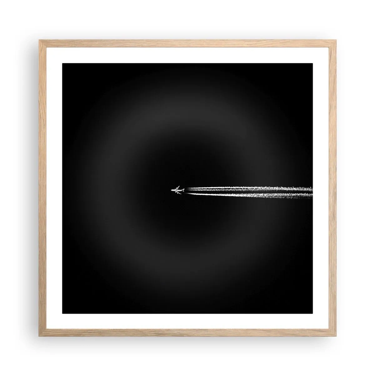 Plakat w ramie jasny dąb - W inny wymiar - 60x60 cm