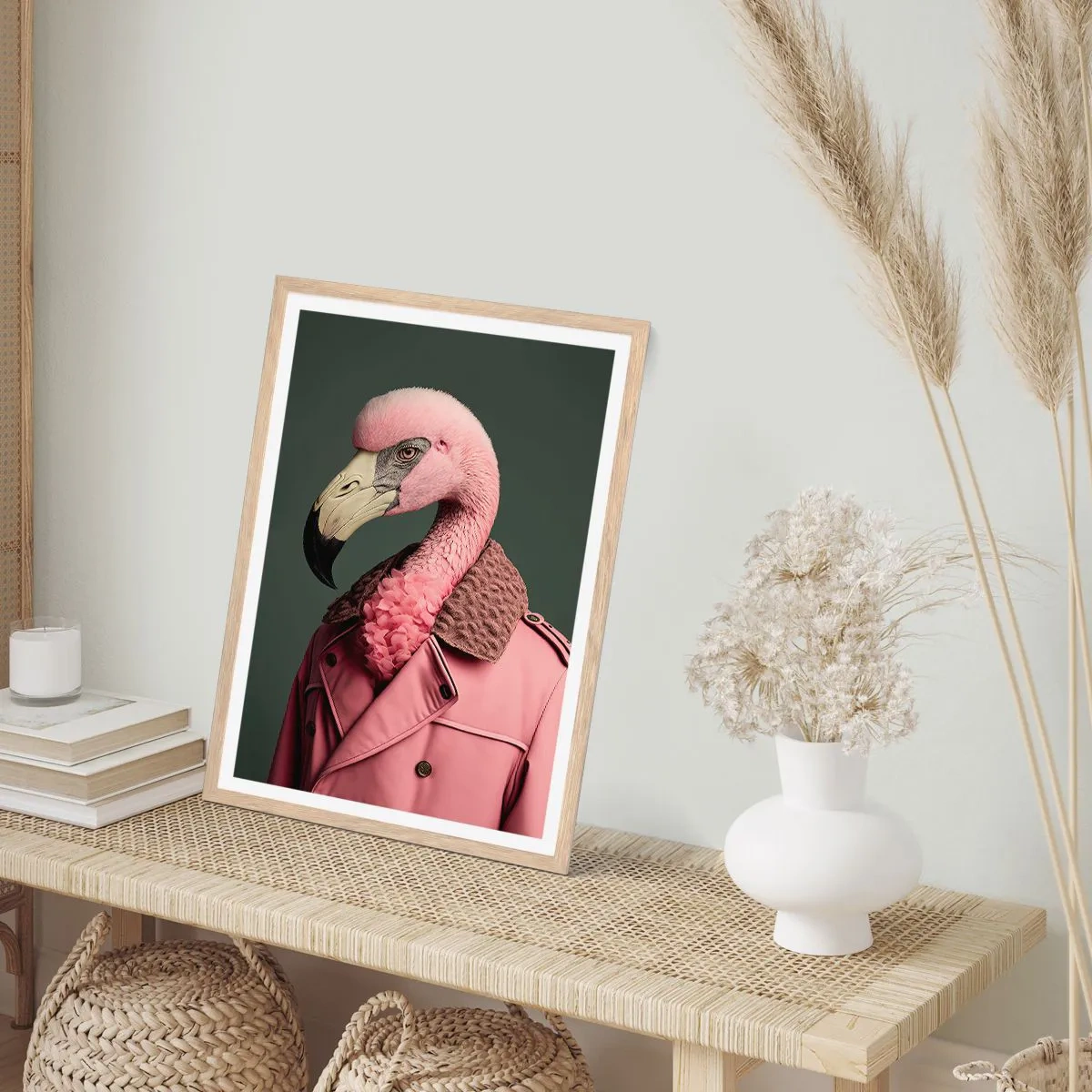 Plakat w ramie jasny dąb - Prawdziwy elegant - 40x50 cm