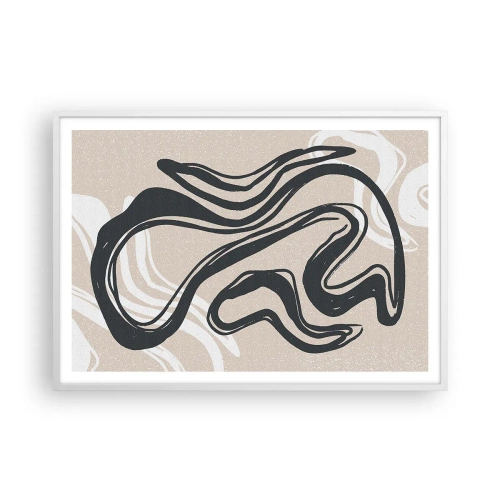 Plakat w białej ramie - Ekspresja zwielokrotniona - 100x70 cm