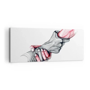 Obraz na płótnie - Jesteś w dobrych rękach - 100x40 cm
