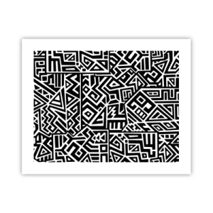 Plakat - Kompozycja prekolumbijska - 50x40 cm