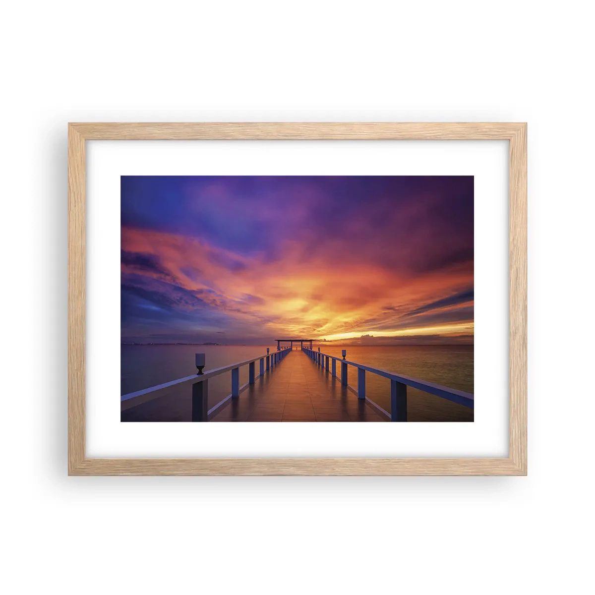 Plakat w ramie jasny dąb - Bez końca - 40x30 cm