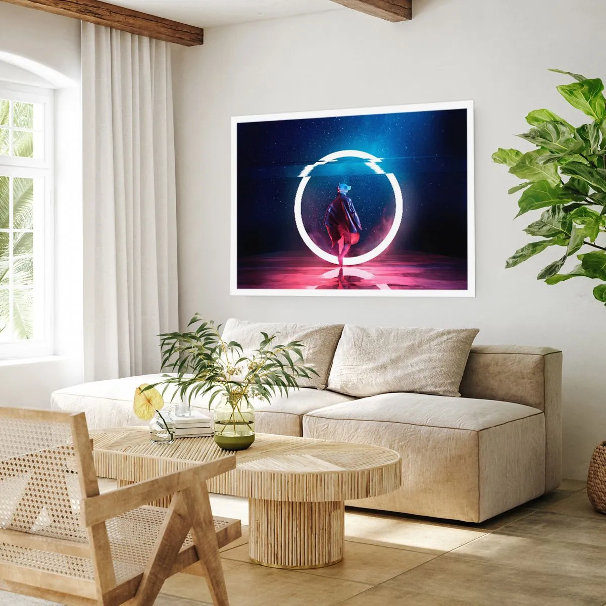 Plakat - Między światami - 70x50 cm