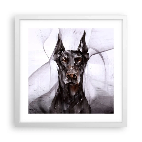 Plakat w białej ramie - Szlachetnie urodzony - 40x40 cm