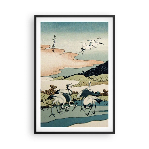 Plakat w czarnej ramie - W japońskim duchu - 61x91 cm