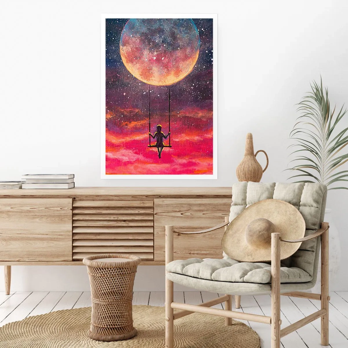 Plakat - Bujać w obłokach - 30x40 cm