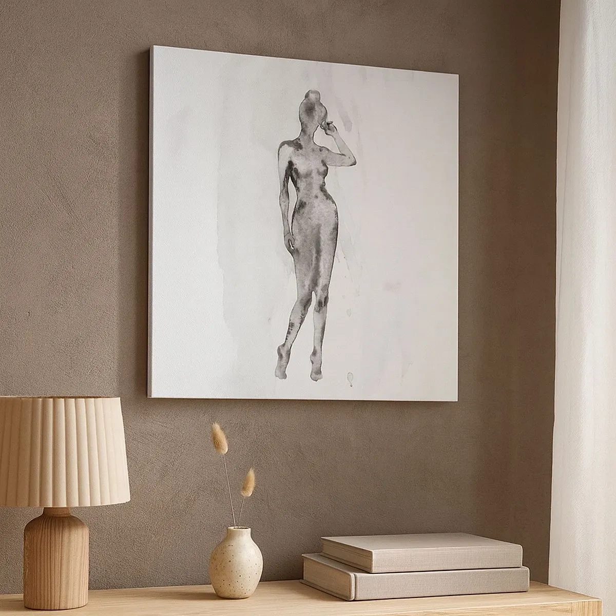 Obraz na płótnie - Studium ideału kobiecości - 30x30 cm