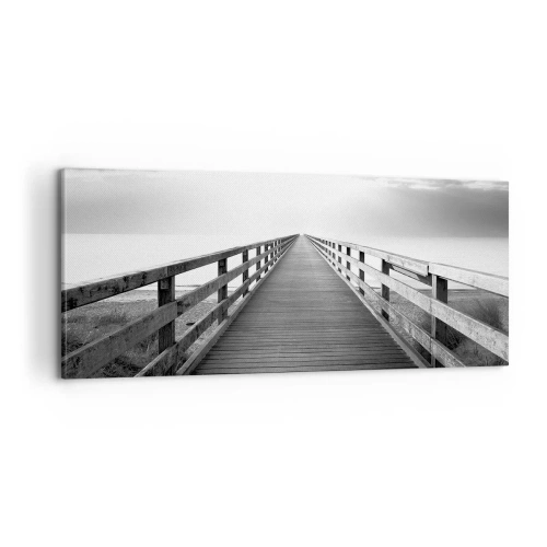 Obraz na płótnie - W siną dal… - 100x40 cm