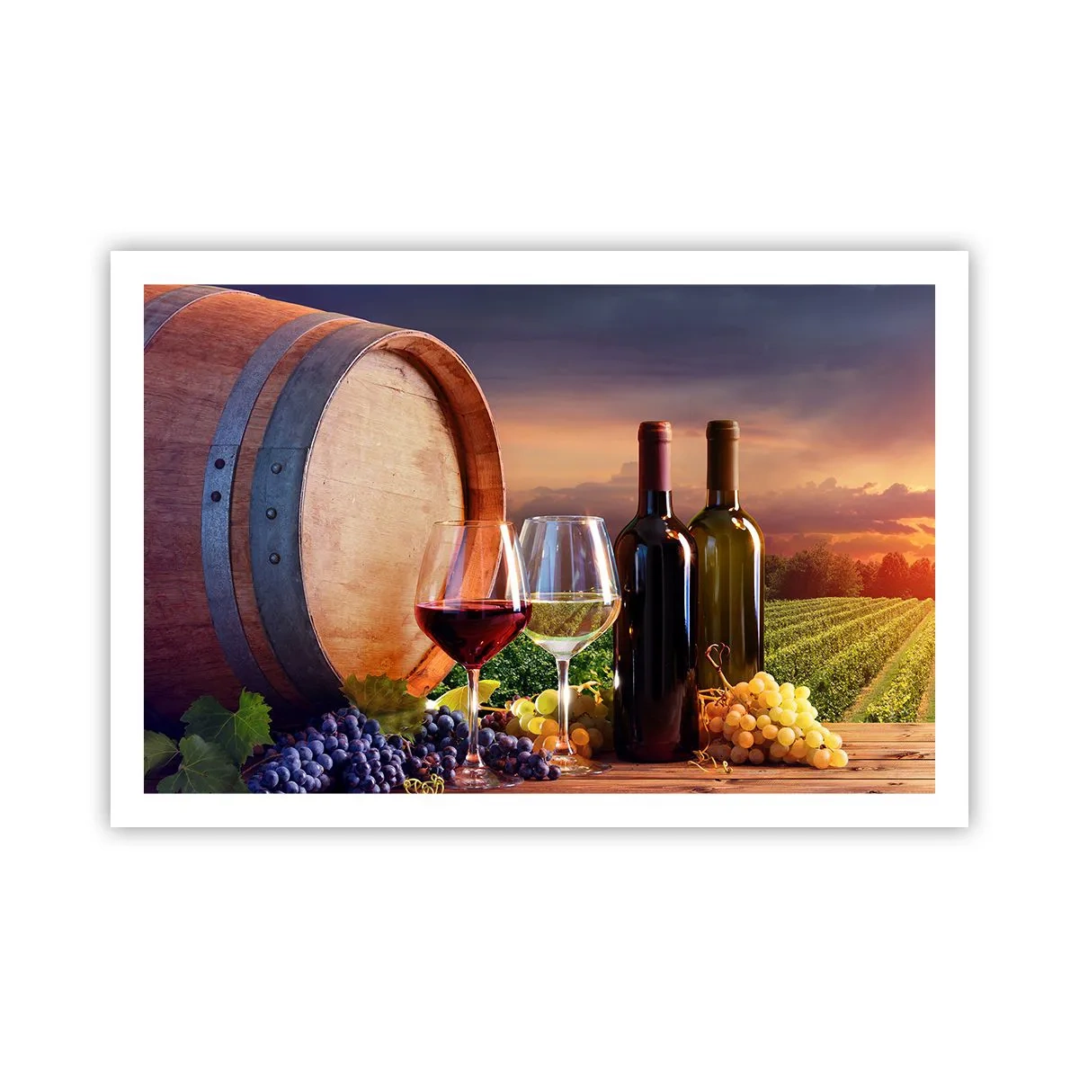 Plakat - Tu życie ma smak - 91x61 cm