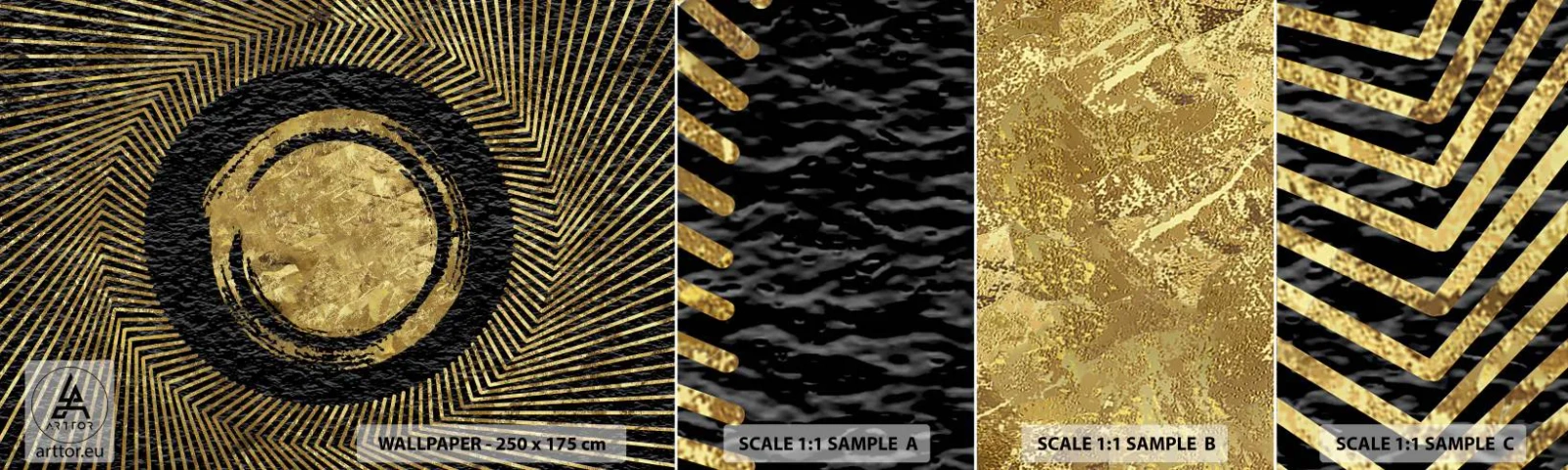 Fototapeta Próbka Standard Eco - Kompozycja glamour - Art Deco, Nowoczesny, Glamour - 100x30 cm