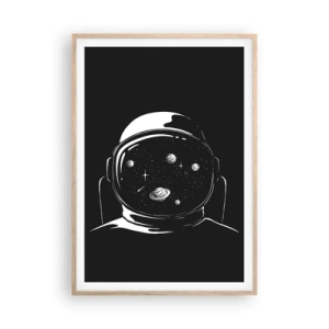 Plakat w ramie jasny dąb - Niezły widok - 70x100 cm