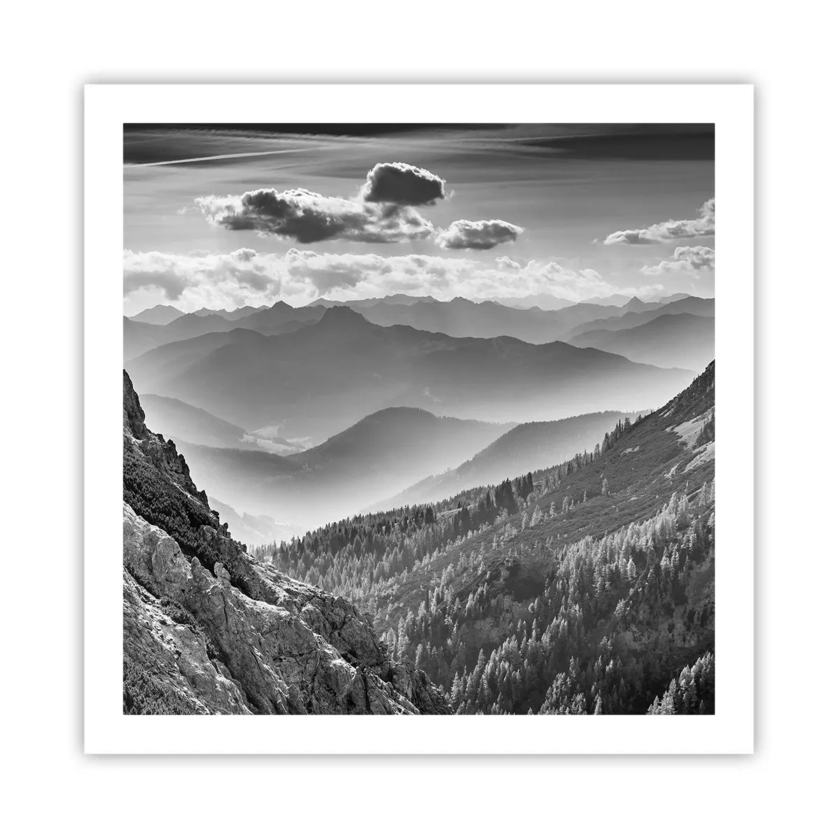 Plakat - Aż po horyzont - 60x60 cm