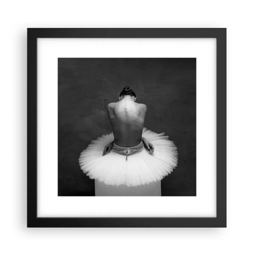 Plakat w czarnej ramie - Właśnie rozkwita - 30x30 cm