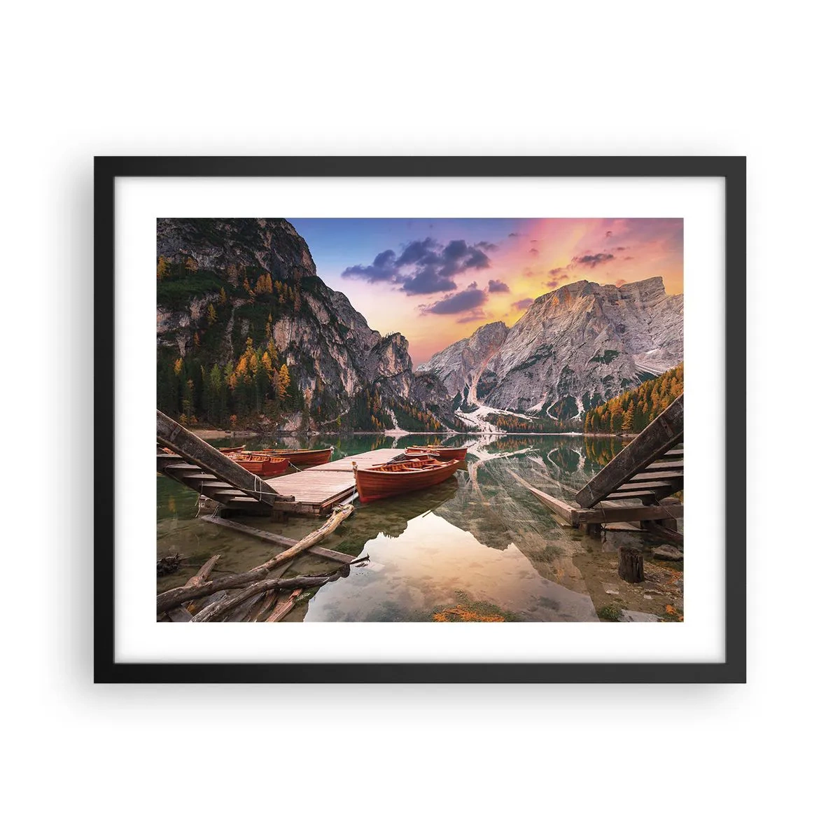 Plakat w czarnej ramie - Obietnica dnia - 50x40 cm