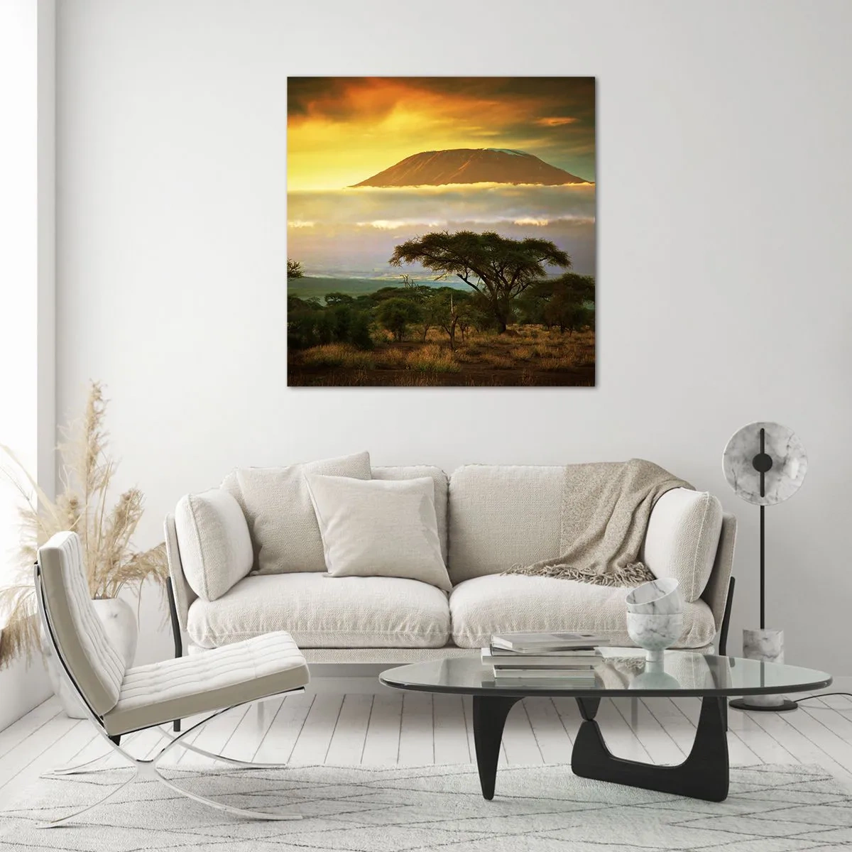 Obraz na szkle - Sen podróżnika - 40x40 cm