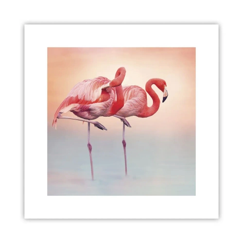 Plakat - W kolorze zachodzącego słońca - 30x30 cm