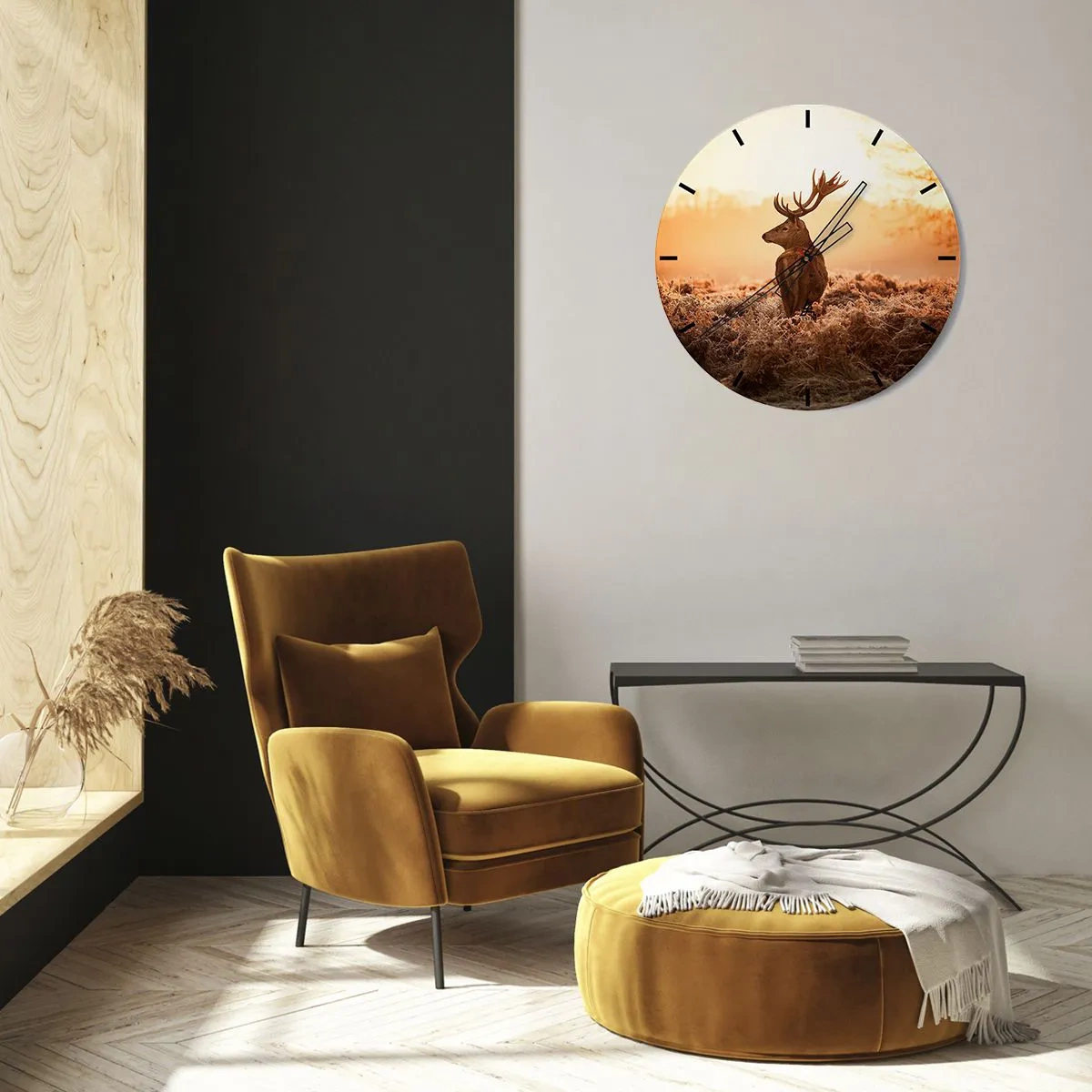 Zegar ścienny - Pan na włościach - 40x40 cm