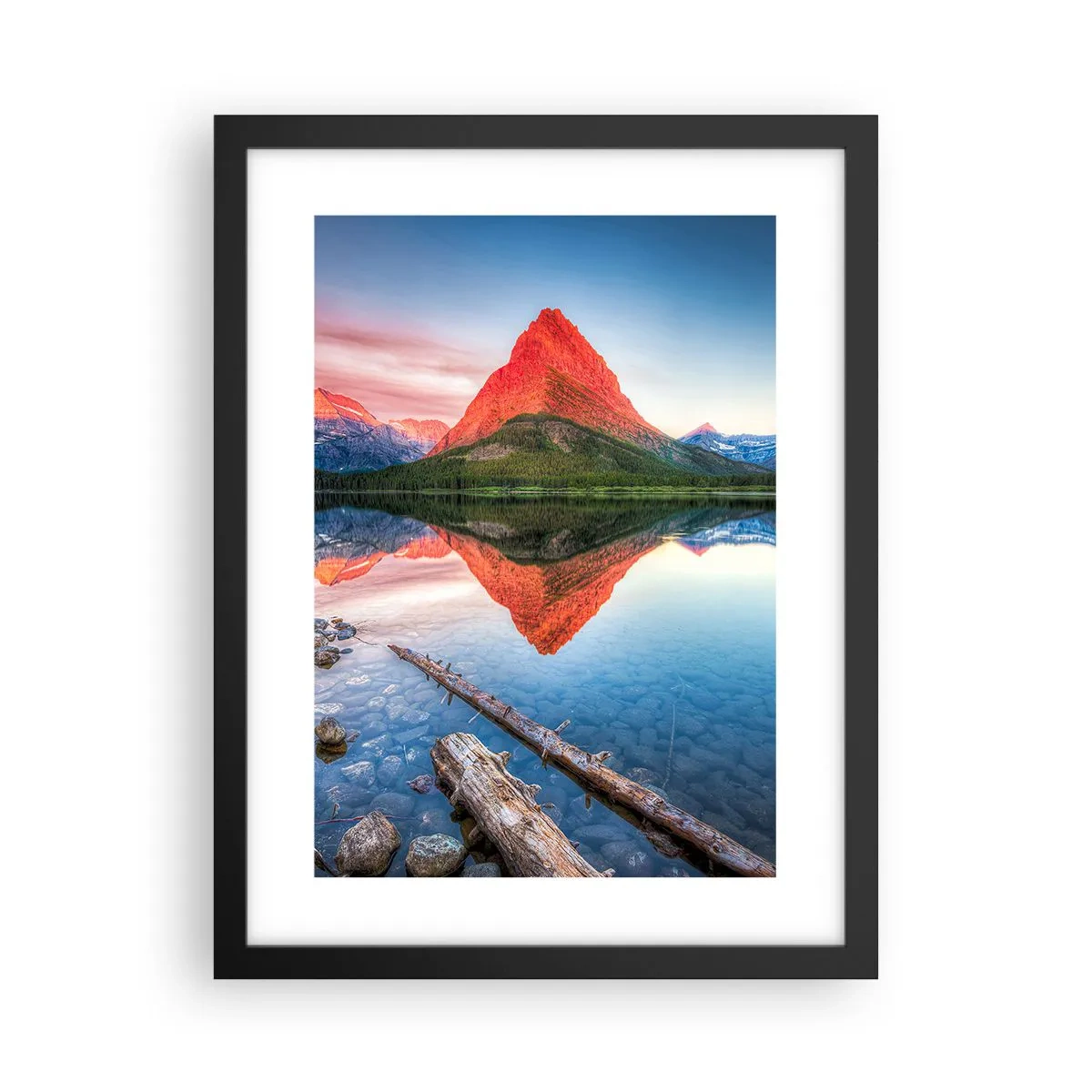 Plakat w czarnej ramie - Żar i chłód - 30x40 cm