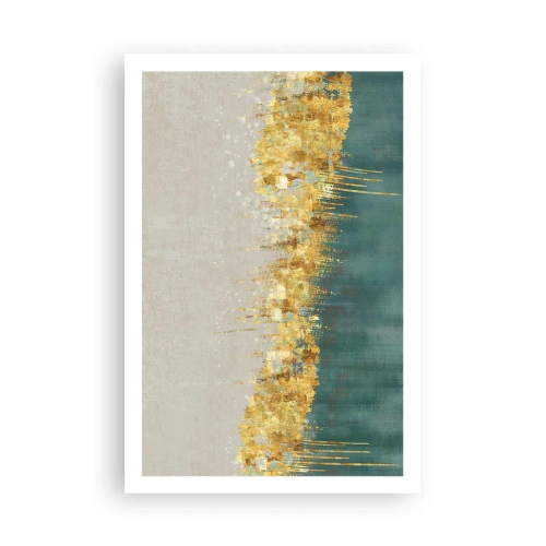 Plakat - Złota granica - 61x91 cm