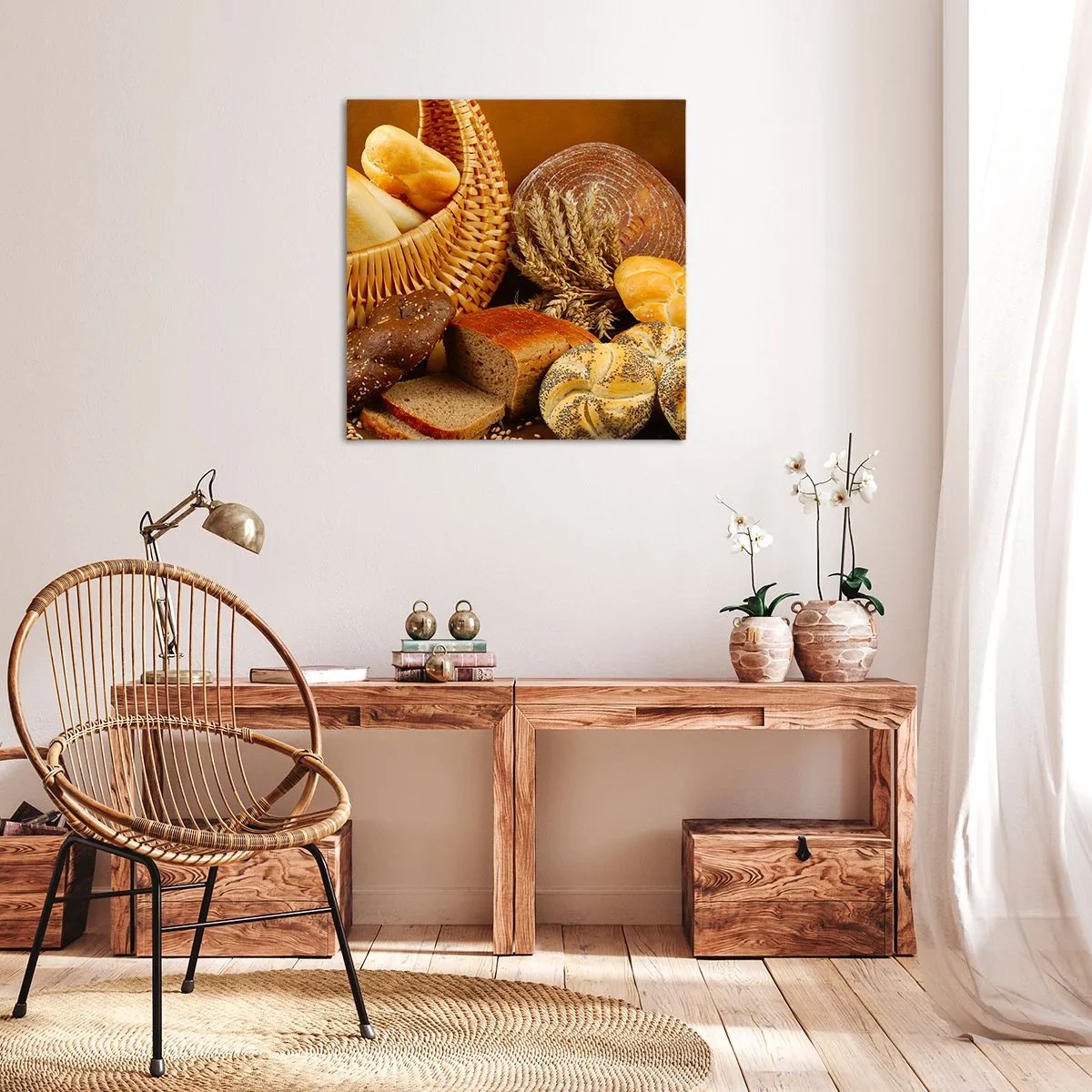 Obraz na płótnie - Znowu się nam upiekło - 40x40 cm