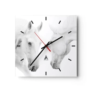 Zegar ścienny - Czy to jest przyjaźń…? - 40x40 cm