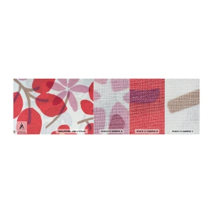 Fototapeta Próbka Premium Canvas - Kompozycja kwiatowa w różu - Boho, Kwiaty, Minimalizm - 100x30 cm