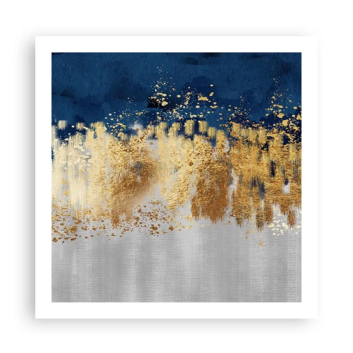 Plakat - Nowoczesna kompozycja z błyskiem - 60x60 cm