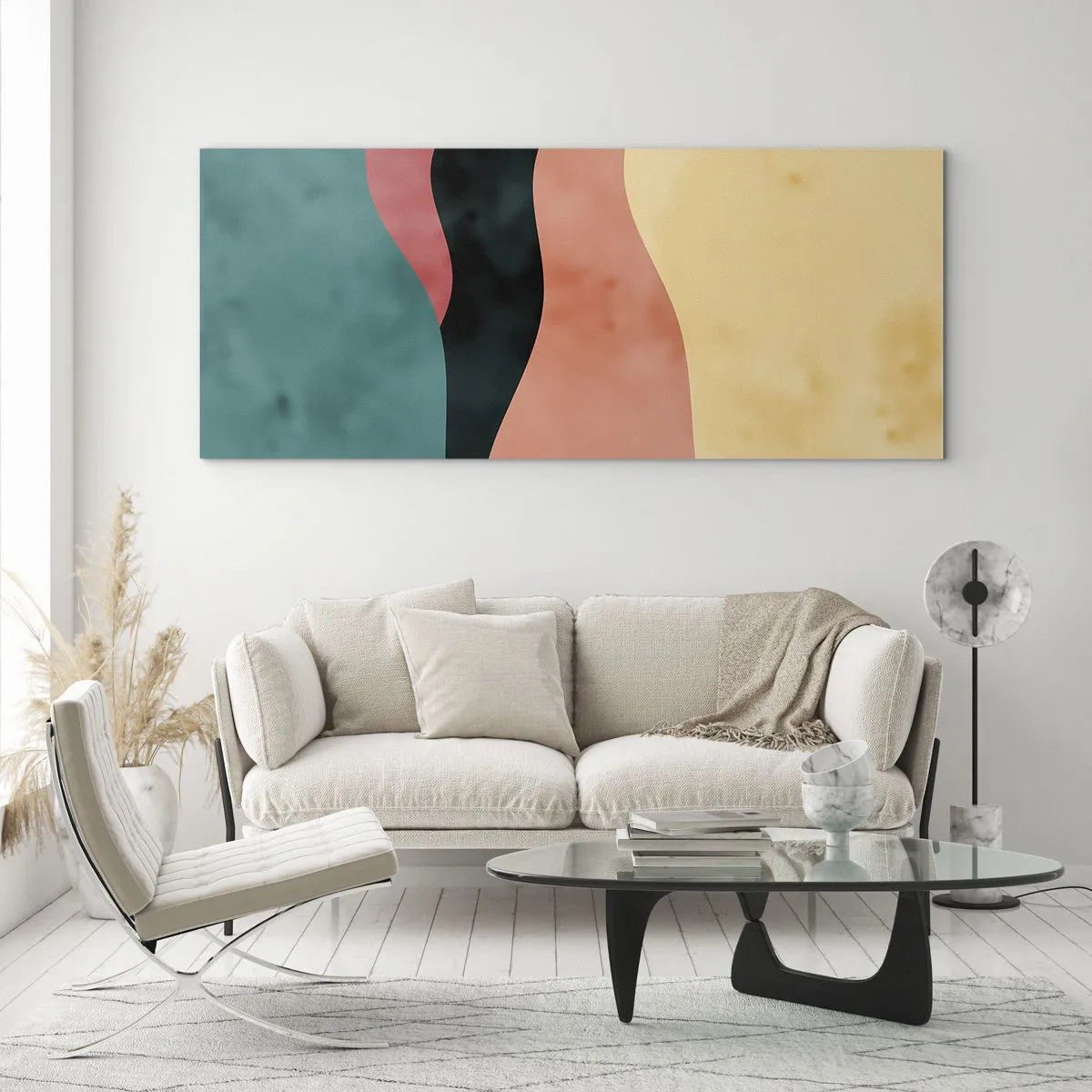 Obraz na szkle - Zgodna niezgodność - 100x40 cm