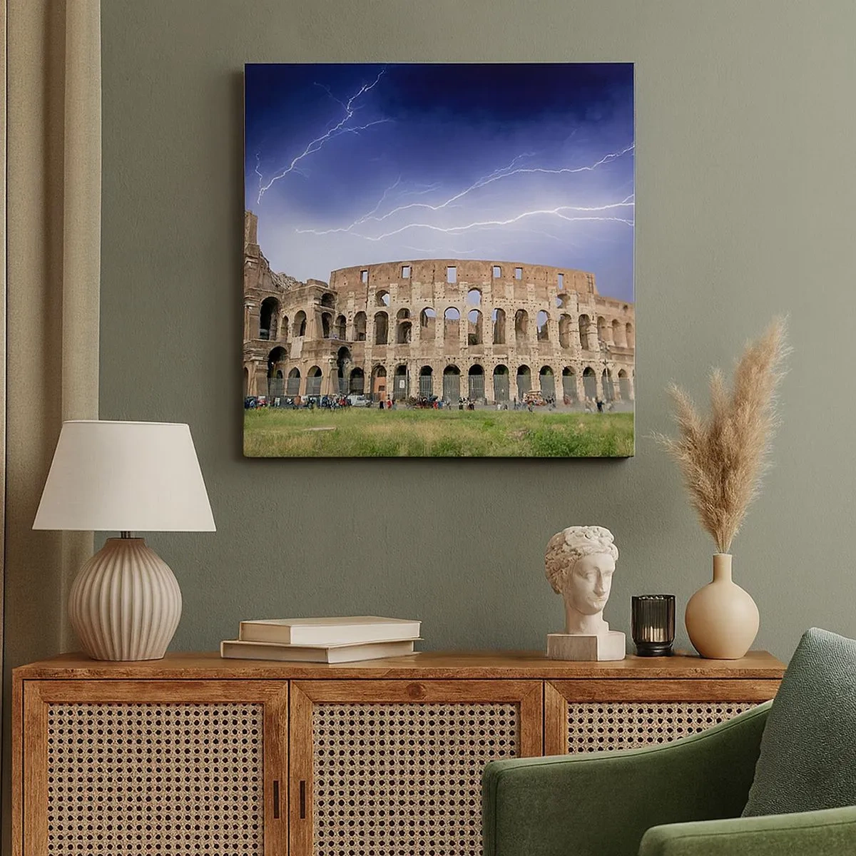 Obraz na płótnie - Arena walki - 30x30 cm