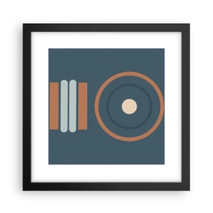 Plakat w czarnej ramie - Istota rzeczy - 30x30 cm