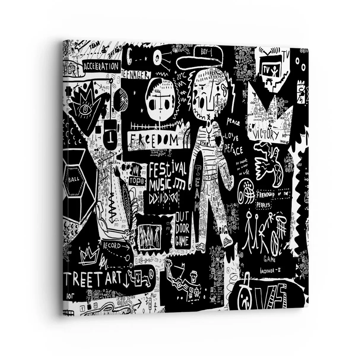 Obraz na płótnie - Duchowej młodości prawa i radości - 30x30 cm
