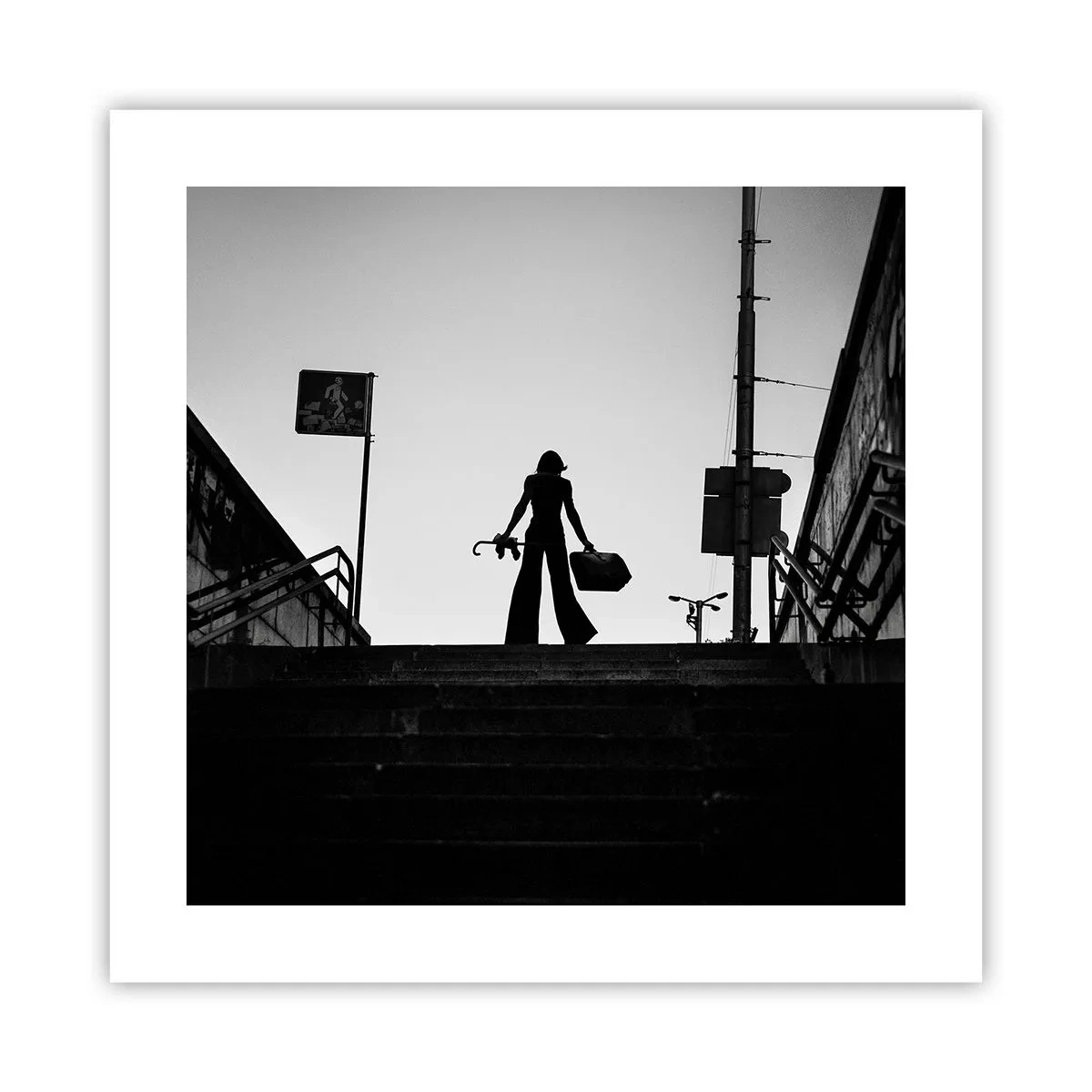 Plakat - Miejska wędrówka - 40x40 cm