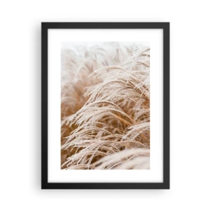 Plakat w czarnej ramie - Pokłon jesiennemu słońcu - 30x40 cm