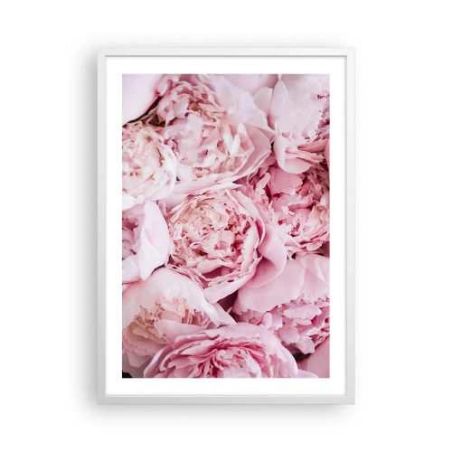 Plakat w białej ramie - Przytulone i pachnące - 50x70 cm
