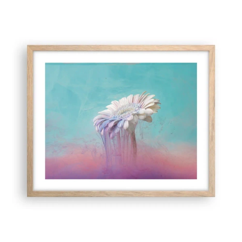 Plakat w ramie jasny dąb - Zaświaty kwiatów - 50x40 cm