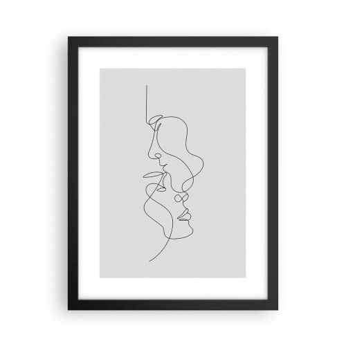 Plakat w czarnej ramie - Żar rzewnych żądz - 30x40 cm