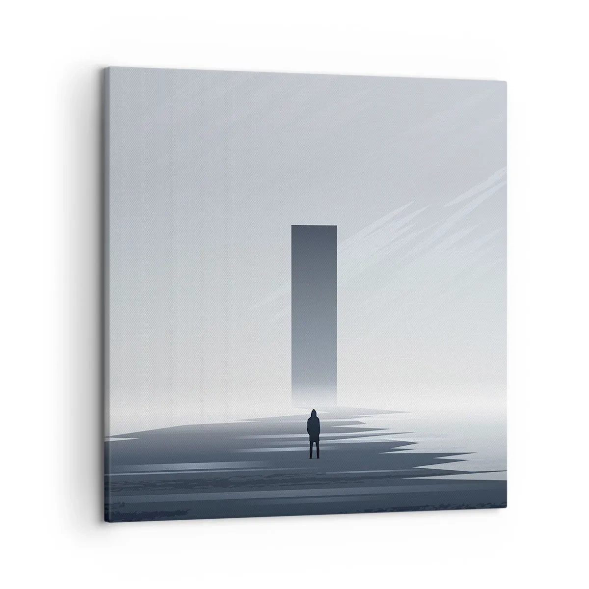 Obraz na płótnie - Szansa czy zagrożenie? - 50x50 cm