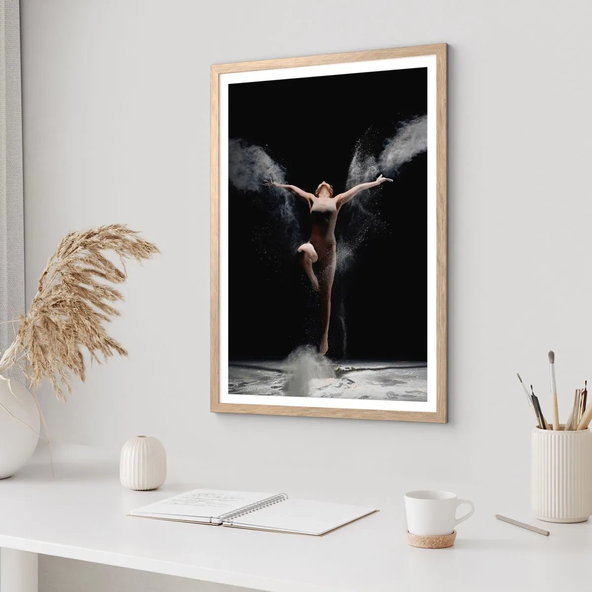 Plakat w ramie jasny dąb - Elfy istnieją - 40x50 cm