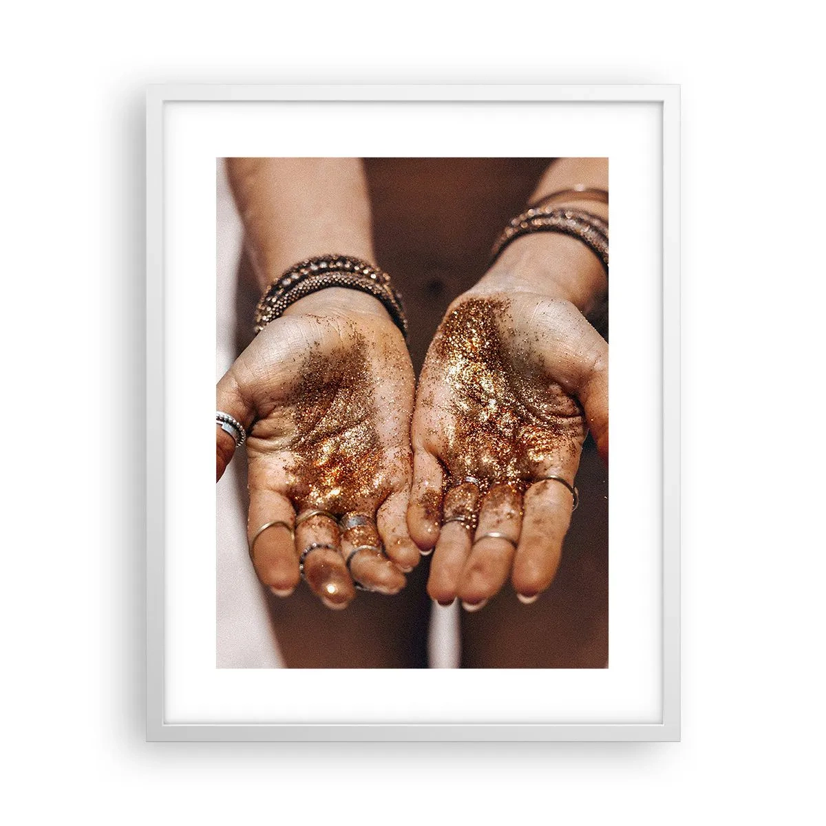 Plakat w białej ramie - Dar dla ciebie - 40x50 cm