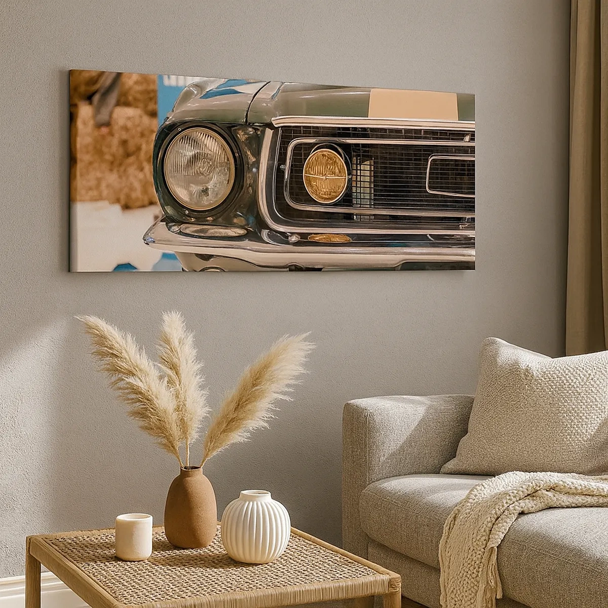 Obraz na płótnie - Spotkanie z legendą - 30x30 cm