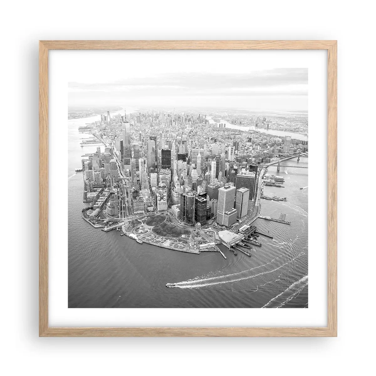 Plakat w ramie jasny dąb - Jak nie pokochać? - 50x50 cm