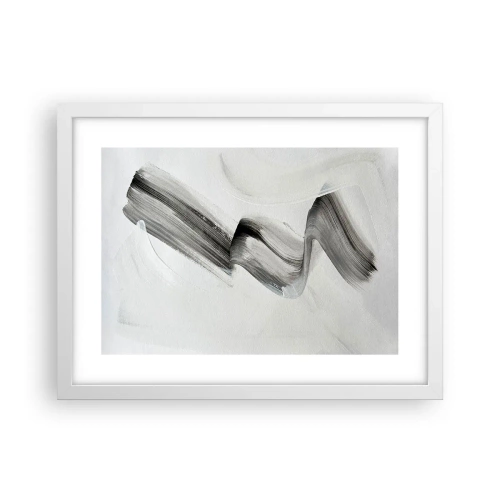 Plakat w białej ramie - Od niechcenia dla zabawy - 40x30 cm