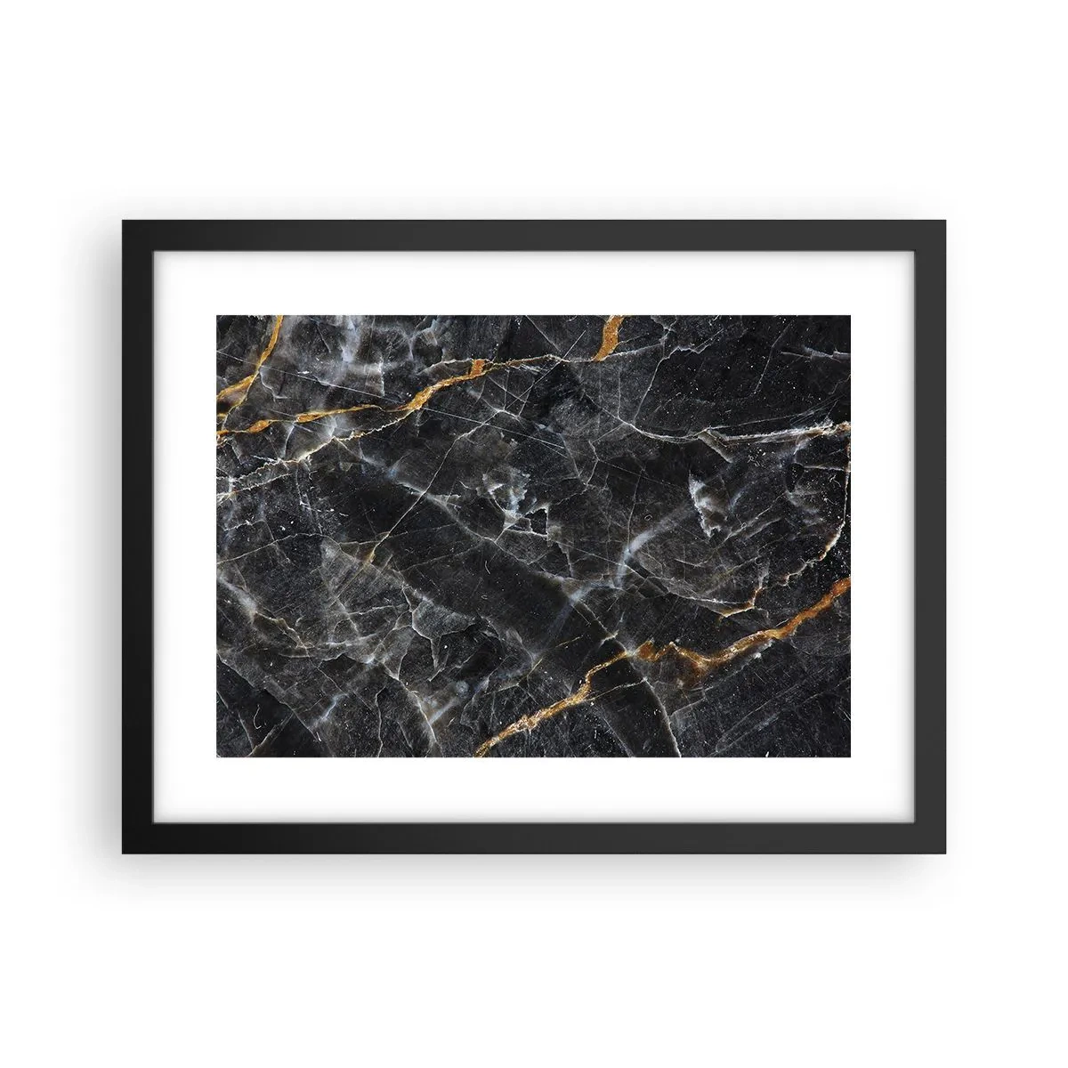 Plakat w czarnej ramie - Wewnętrzne życie kamienia - 40x30 cm