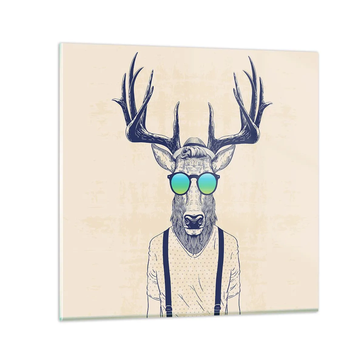 Obraz na szkle - A kogo się spodziewałeś? - 70x70 cm