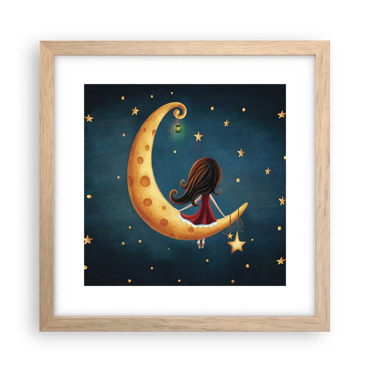 Plakat w ramie jasny dąb - Pewnego razu… - 30x30 cm