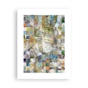 Plakat - Geometryczne przetasowanie - 30x40 cm