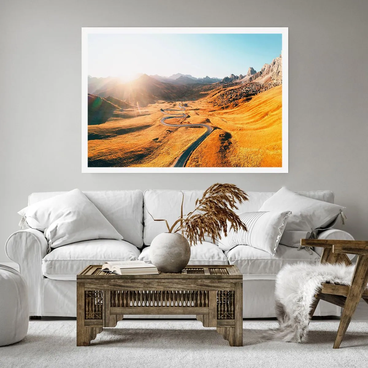 Plakat - W złotej dolinie - 70x50 cm