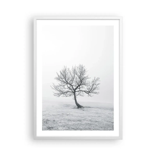 Plakat w białej ramie - Przeciw nicości - 50x70 cm